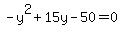 -y%5E2%2B15y-50=0