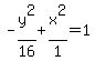 -y%5E2%2F16%2Bx%5E2%2F1+=1