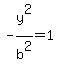 -y%5E2%2Fb%5E2=1