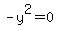 -y%5E2=0