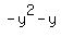 -y%5E2-y