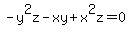-y%5E2z-xy%2Bx%5E2z=0