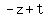 -z%2Bt