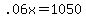 .06x+=+1050