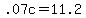 .07c+=+11.2