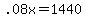 .08x+=+1440