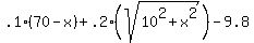 .1%2870-x%29+%2B+.2%28sqrt%2810%5E2+%2B+x%5E2%29%29+-+9.8
