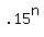 \".15%5En\"