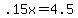 .15x+=+4.5