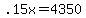 .15x+=+4350