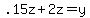 .15z%2B2z=y