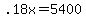 .18x+=+5400