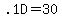 .1D+=+30