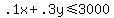 .1x%2B.3y+%3C=+3000