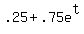 .25+%2B+.75e%5Et