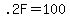 .2F+=+100
