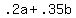 .2a+%2B+.35b