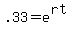.33=e%5E%28rt%29