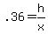 .36+=+h%2Fx