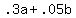 .3a+%2B+.05b
