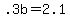 .3b+=+2.1