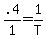 .4%2F1+=+1%2FT