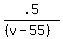 .5%2F%28%28v-55%29%29