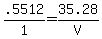 .5512%2F1+=+35.28%2FV