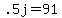.5j=91