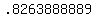 .8263888889