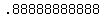 .88888888888