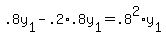 .8y%5B1%5D+-+.2%2A.8y%5B1%5D+=+.8%5E2%2Ay%5B1%5D