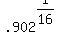 .902%5E%281%2F16%29