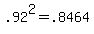 .92%5E2+=+.8464