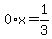 0%2Ax=1%2F3