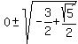 0%2B-sqrt%28+-3%2F2+%2B+sqrt%285%29%2F2%29