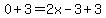 0%2B3=2x-3%2B3