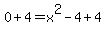 0%2B4=x%5E2-4%2B4