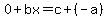 0%2Bbx=c%2B%28-a%29