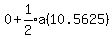 0%2Bexpr%281%2F2%29a%2810.5625%29