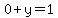 0%2By=1