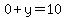 0%2By=10