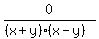 0%2F%28%28x%2By%29%28x-y%29%29
