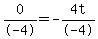 0%2F-4=-4t%2F-4