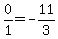 0%2F1=-11%2F3