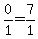 0%2F1=7%2F1