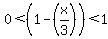 0%3C%281-%28x%2F3%29%29%3C1