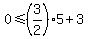 0%3C=%283%2F2%295%2B3