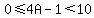 0%3C=4A-1%3C10
