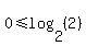 0%3C=log%282%2C%282%29%29
